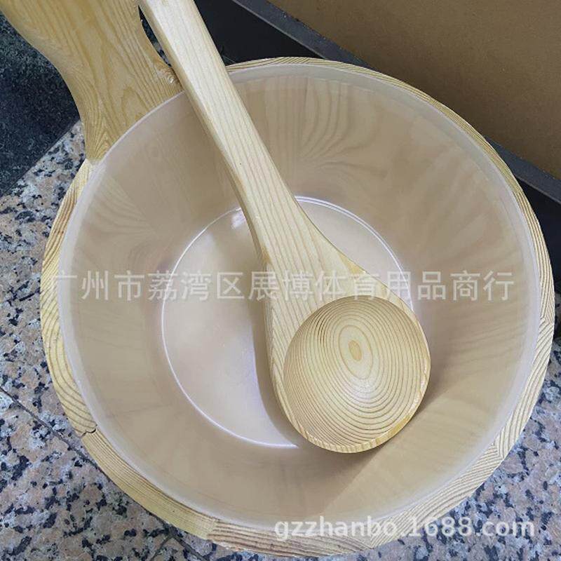 厂家直销汗蒸用木桶木勺桑拿配件汗蒸房桑拿房干蒸房家庭浴室