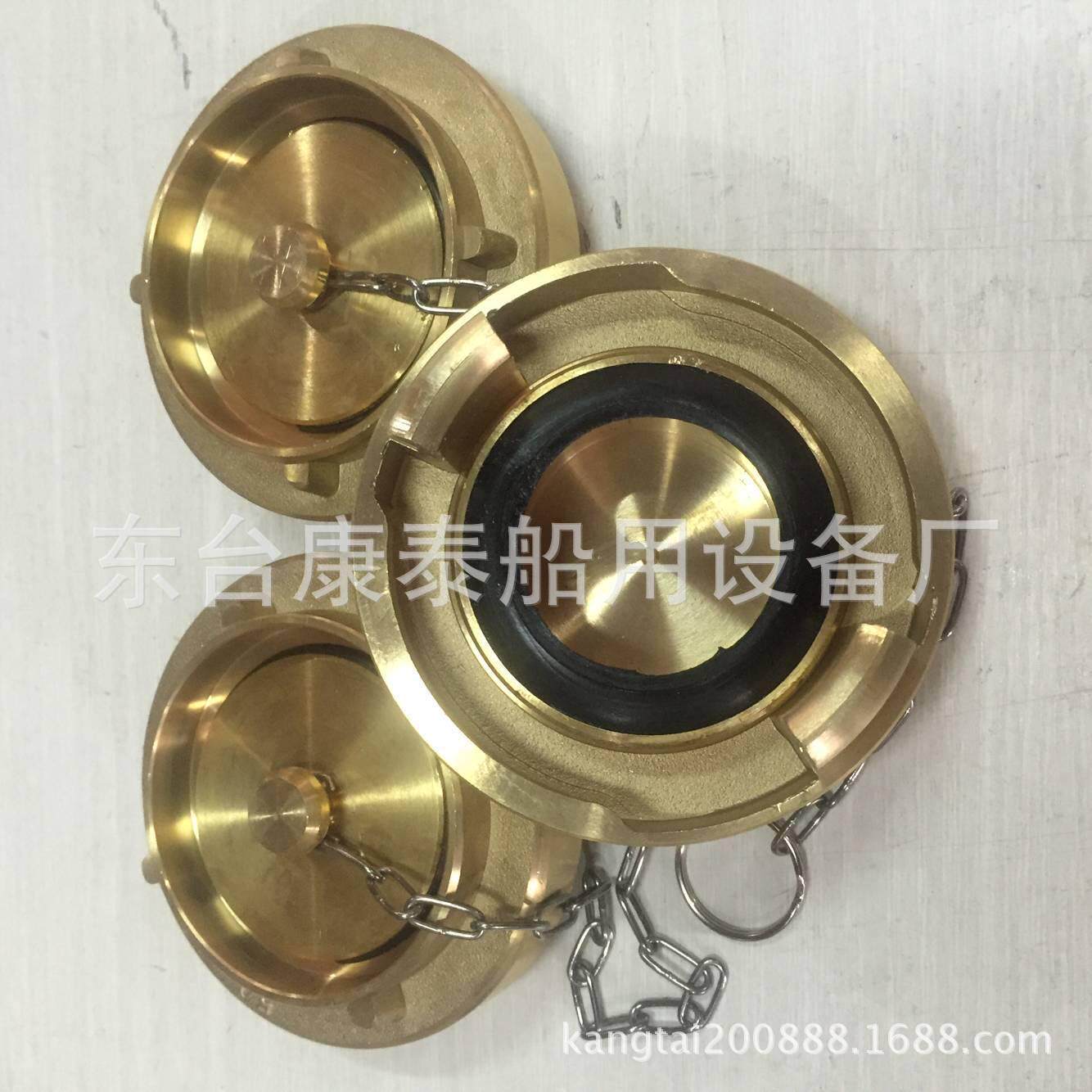 船用消防栓封盖闷闷盖消防栓闷盖消火栓闷盖50mm铜消防盖堵盖