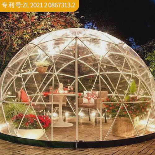 欧式民宿星空帐篷球形篷房网红透明屋户外露营充气酒店展览帐篷