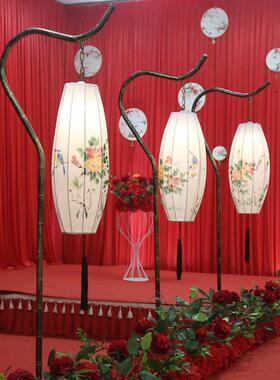 新款婚庆铁艺汉唐中式宫灯路引汉唐婚礼仿古道具汉唐中式灯笼路引