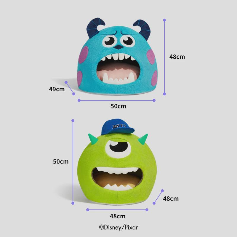 未卡封闭式大眼仔苏利文系列宠物窝猫窝冬季保暖皮克斯猫床猫用品