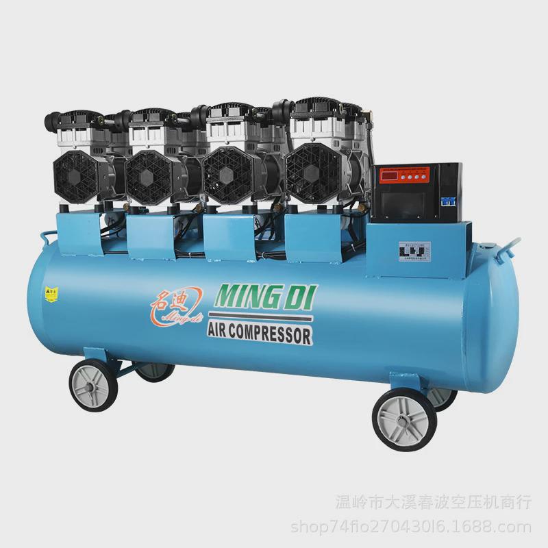 无油低噪空压机工业级大型380V/220V木工喷漆装修气泵汽修汽车美