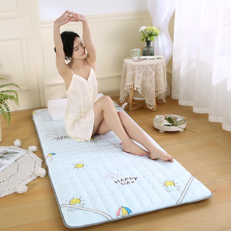 榻榻米夏季折叠床垫子软垫学生宿舍单人冬夏两用冰丝凉席薄款家用