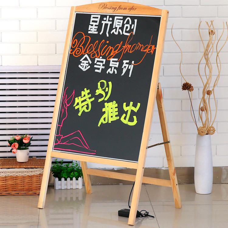 荧光led板手写广告版一体式荧光板发光小黑板荧光屏手写板展示牌