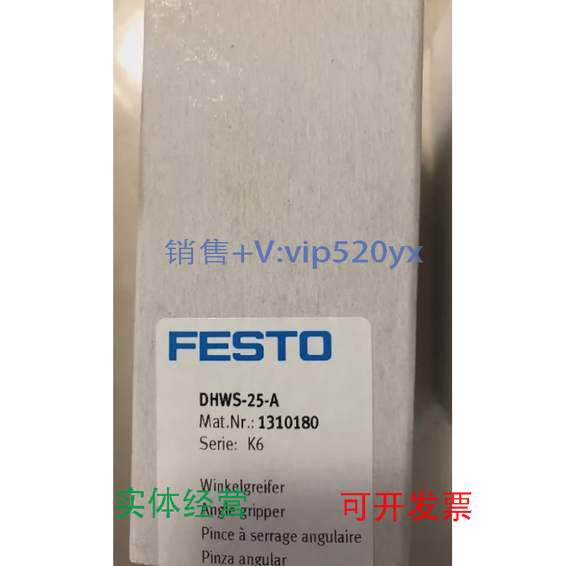 现货供应FESTO1310180DHWS-25-A