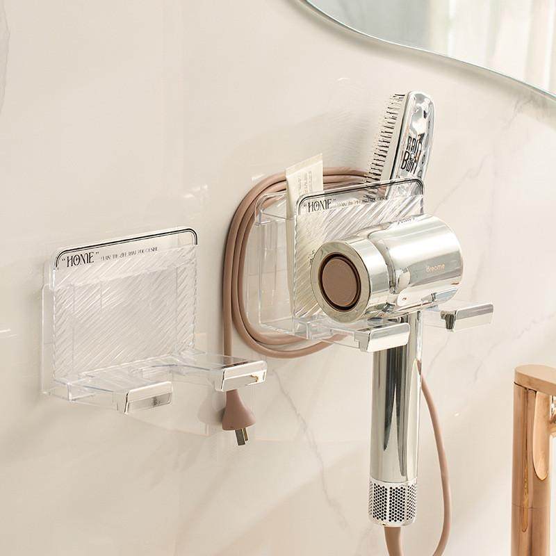吹风机置物架卫生间免打孔吹风筒支架收纳绕线电吹风挂架浴室架子,家庭/个人清洁工具,吹风机置物架,淘宝优惠券,粉丝福利购,淘宝优惠卷
