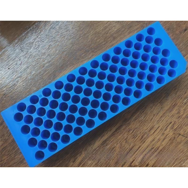 亚微量旺asone塑料离心管架彩色试管架asone96孔速离心管架80支