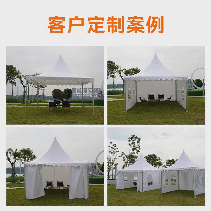 定制宴会活动酒店帐篷汽车展览展会尖顶篷户外婚礼婚庆铝合金篷房
