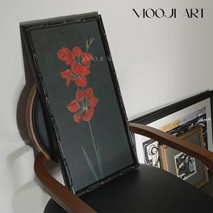 木吉艺术设计陌上花开入户玄关装饰画客厅沙发背景高级感挂画书房