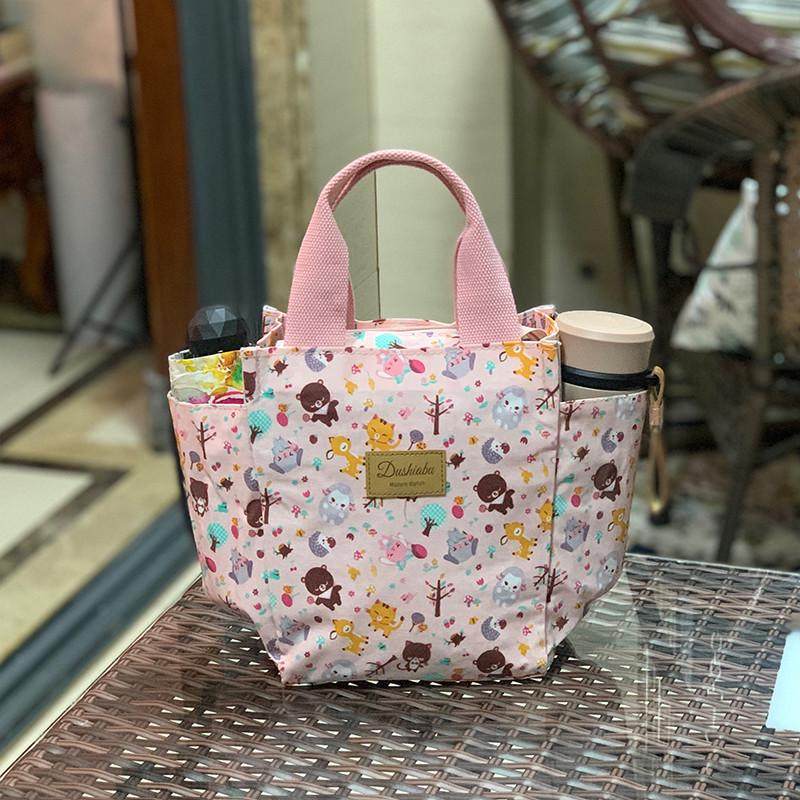 便当包上班通勤防水饭盒袋手提包高颜值帆布袋子带饭包小拎包网红,收纳整理,饭盒袋,淘宝优惠券,粉丝福利购,淘宝优惠卷