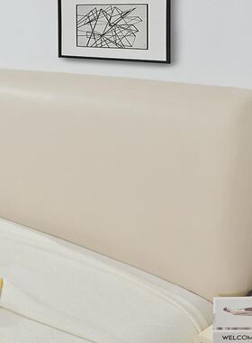 3y简约现代全包弹力皮革防水床头罩pu皮免洗防污皮床木床防尘套