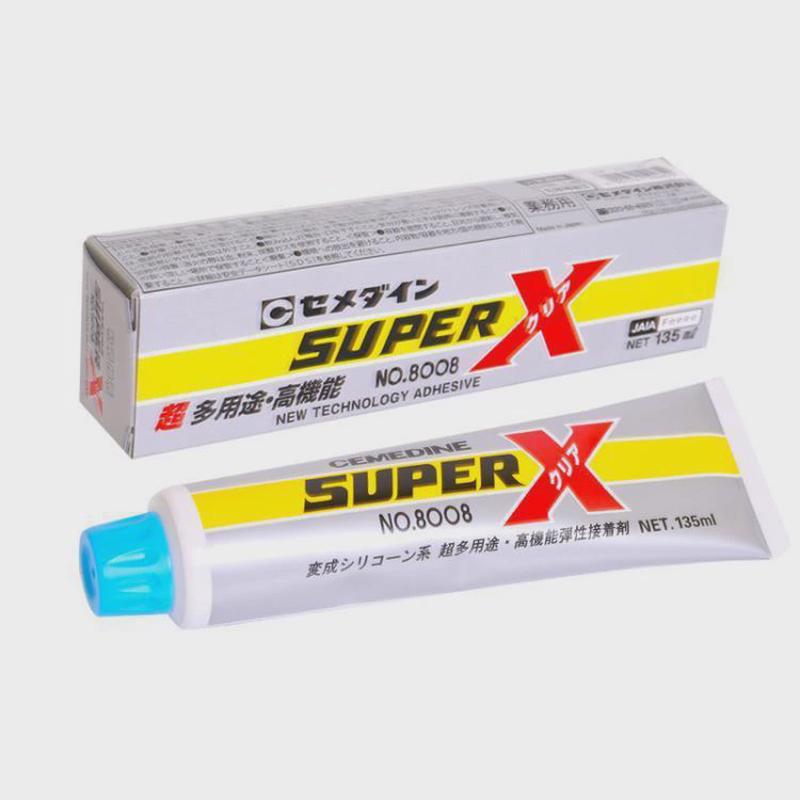 施敏胶水硬8008打金属塑料万能胶弹性强力胶透明色135ml