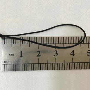 黑色彩色涤纶鱼丝吊牌打结手机绳打结绳手工配件尾带挂绳细绳绳
