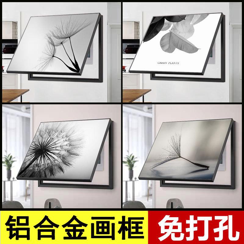 创意现代简约电表箱装饰画可推拉配电箱电闸开关盒子北欧家用遮挡