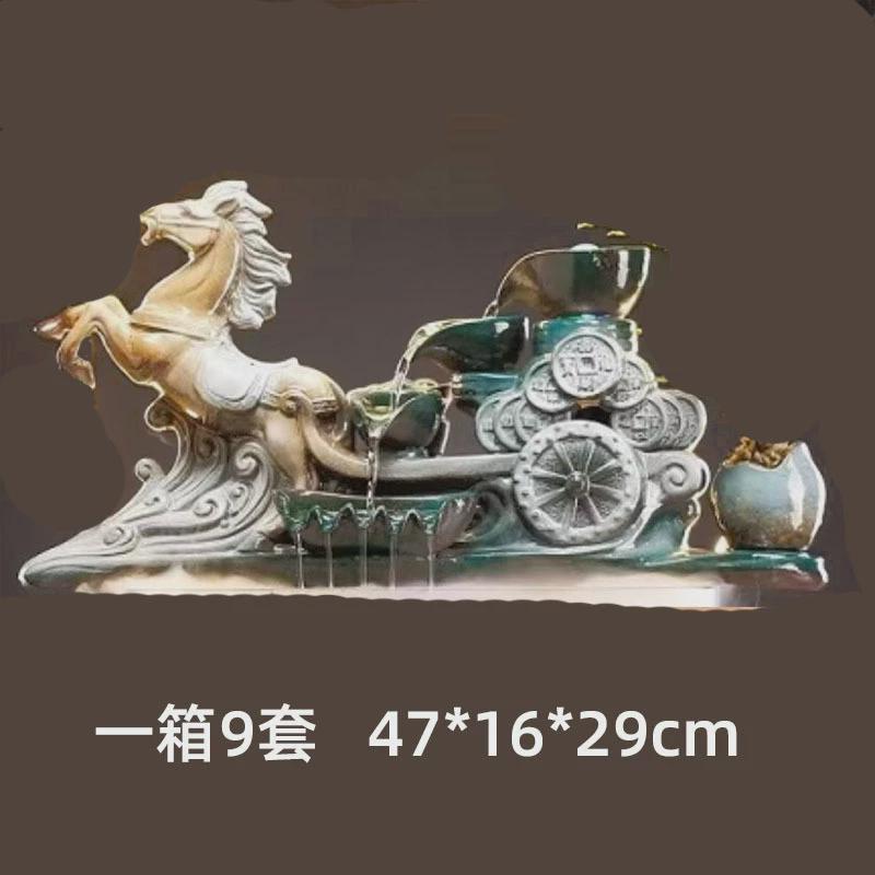 流水摆件搭配鱼缸水景摆件配件喷泉过滤器循环金鱼缸家居装饰