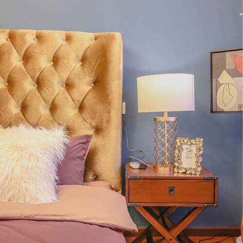 美式出口金色铁艺台灯酒店欧式复古奢华创意艺术客厅卧室床头灯