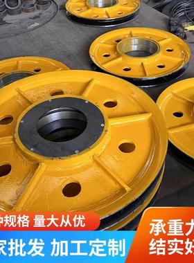 热销滑轮组热轧行车起重780x23050t双梁吊钩滑轮加筋热扎滑轮片厂