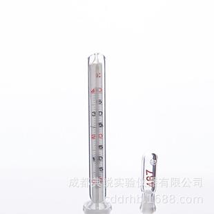 厂价供应25ml50ml附温比重瓶带温度计玻璃密度瓶实验室玻璃器皿