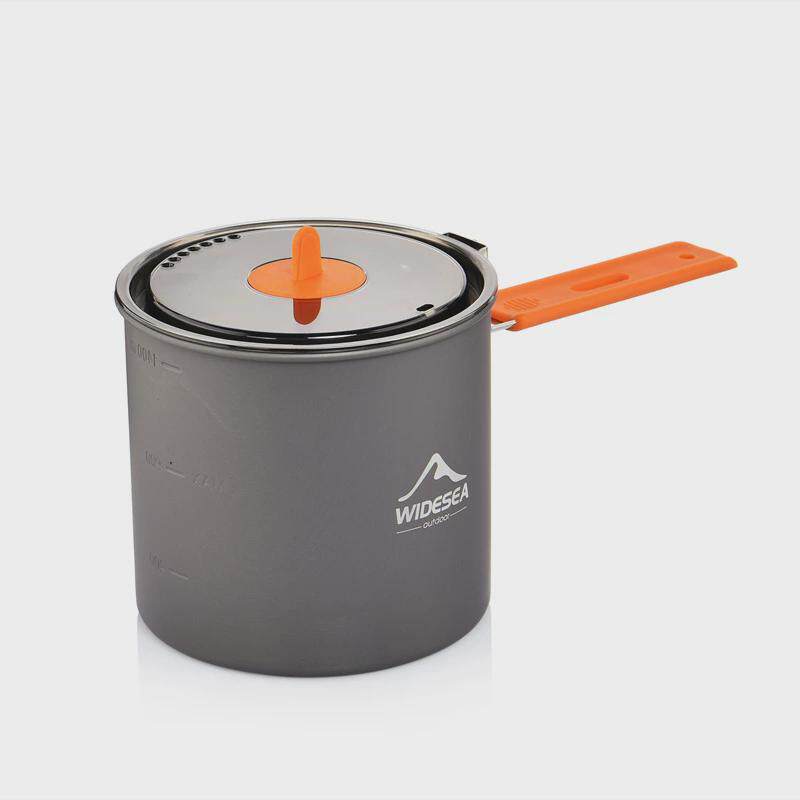 Widesea野营单锅新款聚能集热露营锅具便携式徒步登山户外炊具