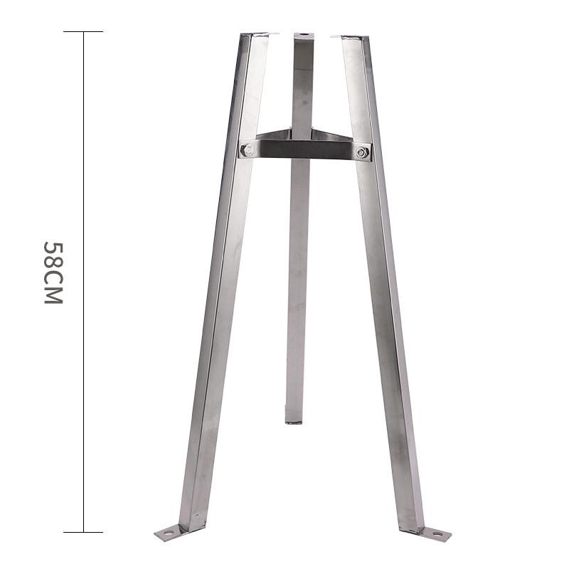 压水井支架摇水泵手动抽水泵水机井头手压泵吸水器摇不锈钢固定架