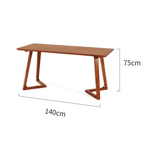 北欧实木家用餐桌椅组合饭店长方形吃饭桌子餐厅家用客厅桌椅