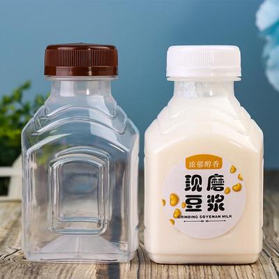 奶茶瓶带盖大口塑料级商用果汁杨枝甘露瓶子pp5饮料瓶定制