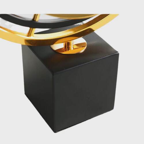 北欧轻奢地球仪摆件高档奢华老板男士办公室桌面装饰摆件家居饰品