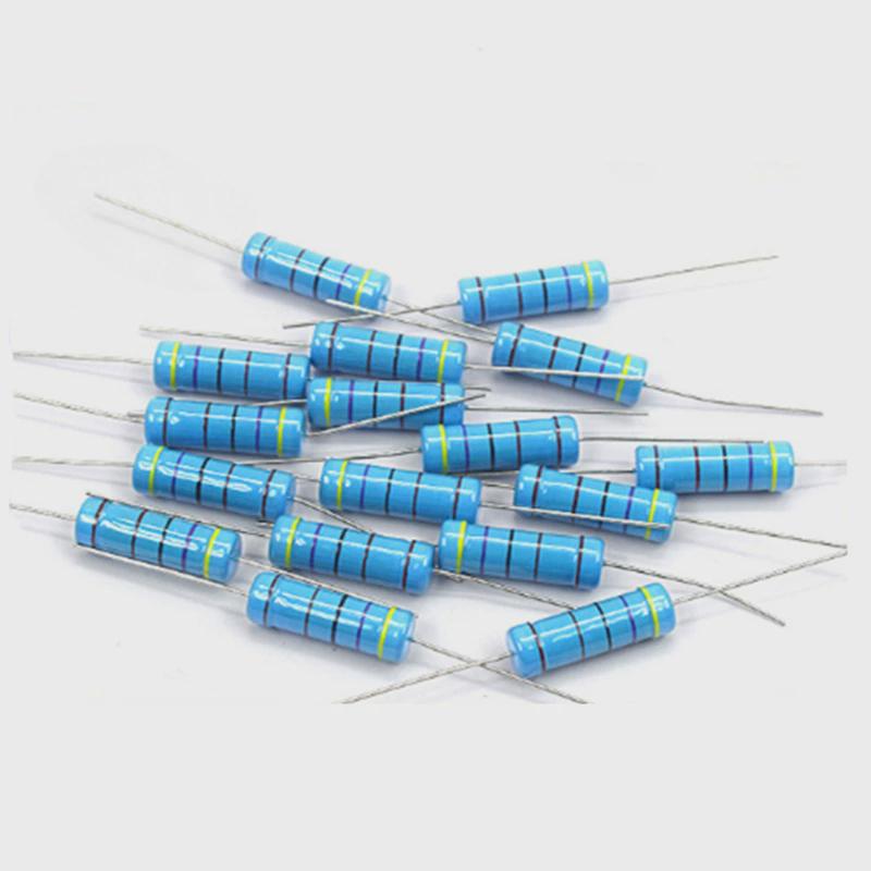 国产1W金属膜电阻51k/62k/75k/91k/100K色环电阻器1W1%精度
