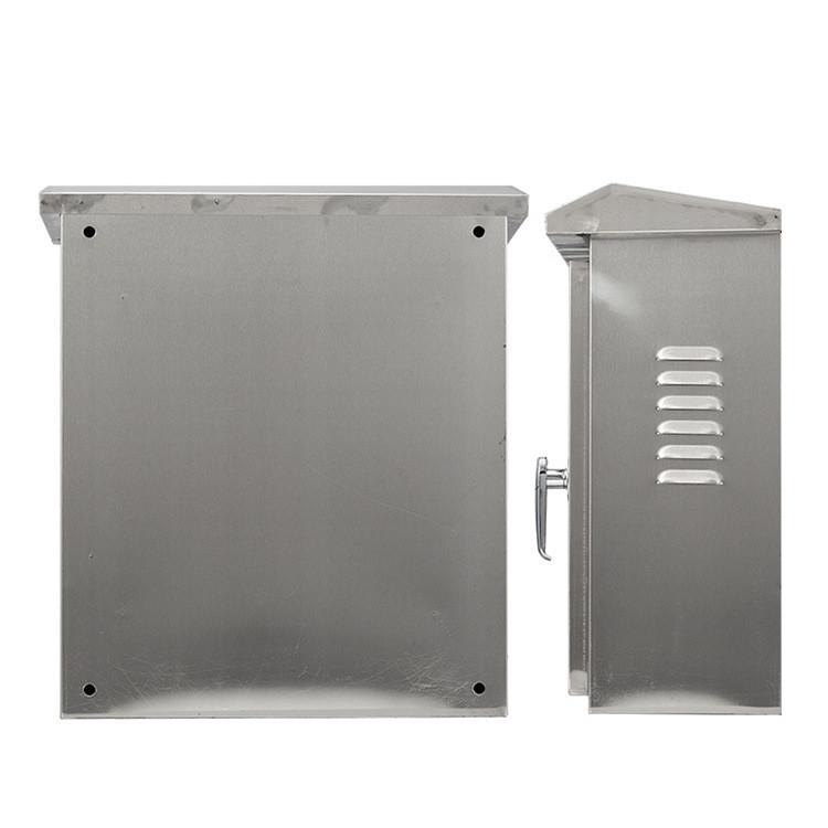 304不锈钢仪表不沾水配电箱户外不锈钢配电箱定制双层门配电箱