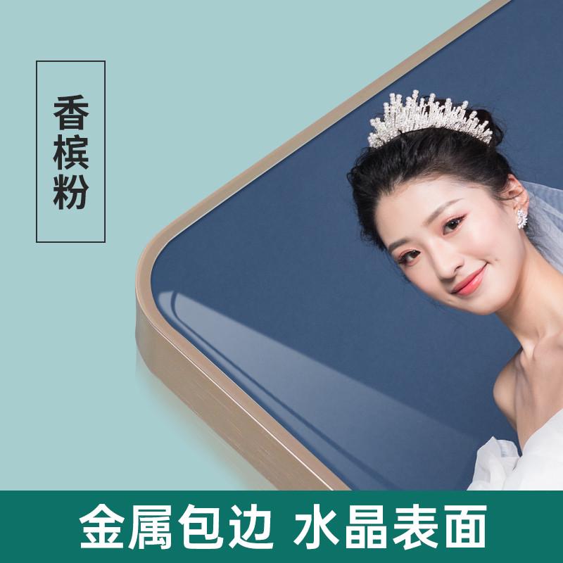 xei3水晶定制洗照片放大做成婚纱照挂墙相框摆台制作相片打印全