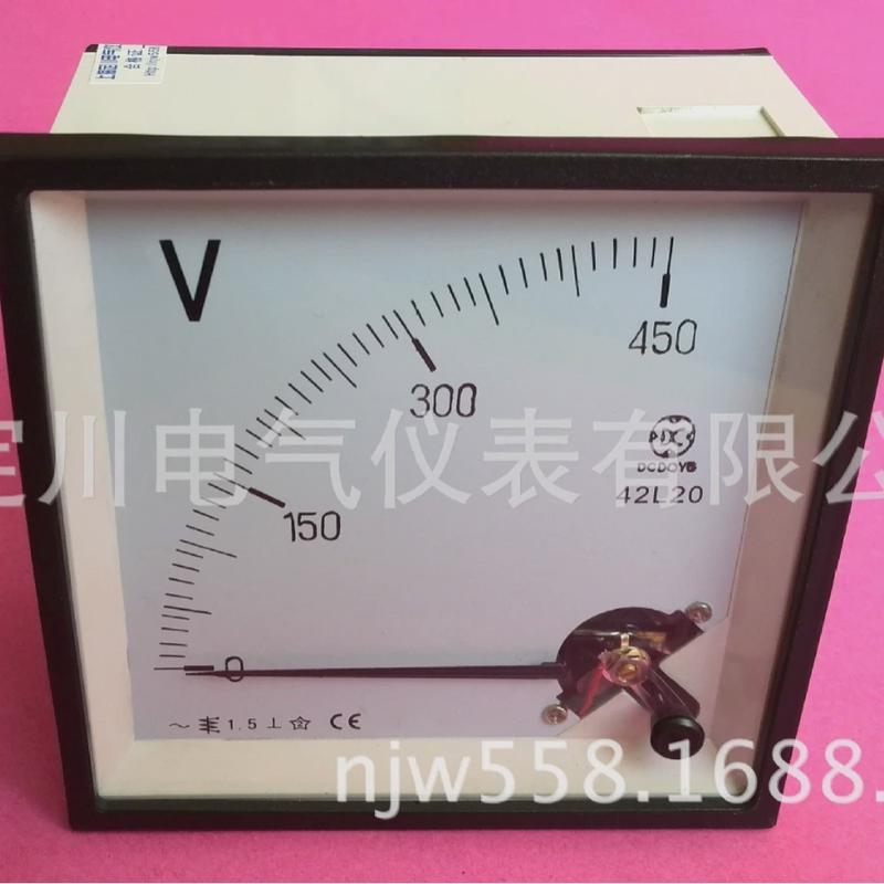 【供应】厂家be-120指针式交流电压表42l20-450v42c20