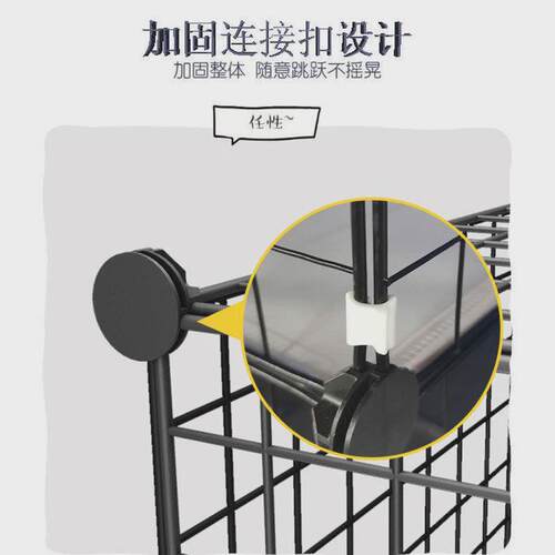 宠物围栏室内家用栅栏狗狗用品兔房子狗笼子护栏铁小型犬泰迪狗窝