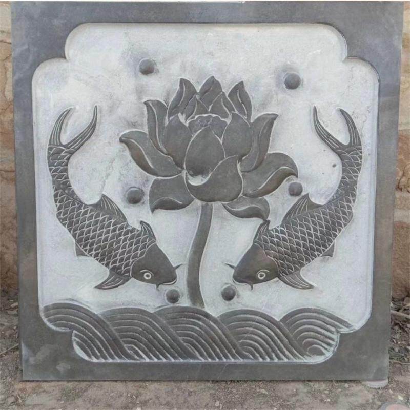 供应青石石雕浮雕壁画室外浮雕壁画文化人物新中式庭院迎门背景
