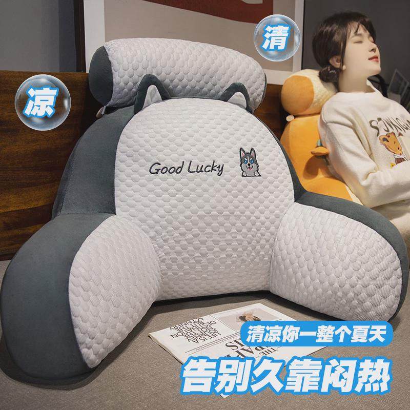 1冰豆豆床头靠垫软包护腰靠枕大靠背孕妇沙发抱枕宿舍床上看书枕,橡塑材料及制品,亚克力管/有机玻璃管,淘宝优惠券,粉丝福利购,淘宝优惠卷