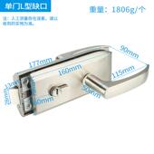 玻璃门执手锁办公隔断门锁玻璃锁单门双开玻璃门锁办公室门把手锁