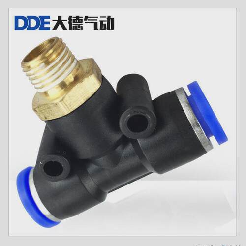 气动快速插接头PB4-01T型三通12-04外螺纹8-02气管6接头10-03大德