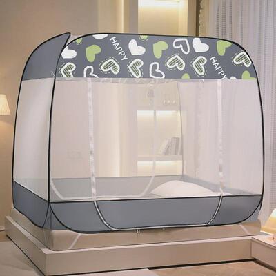 免安装蒙古包蚊帐三开门加密加高厚方便携式顶可折叠防摔帐篷批发