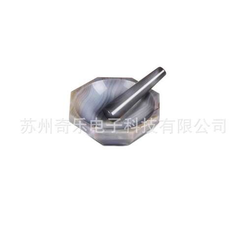 玛瑙研钵实验室研磨耐磨玛瑙乳钵抗棒罐乳钵