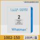 110 whatman2定性圆形号滤纸滤膜1002 1258um 070 090 047 055