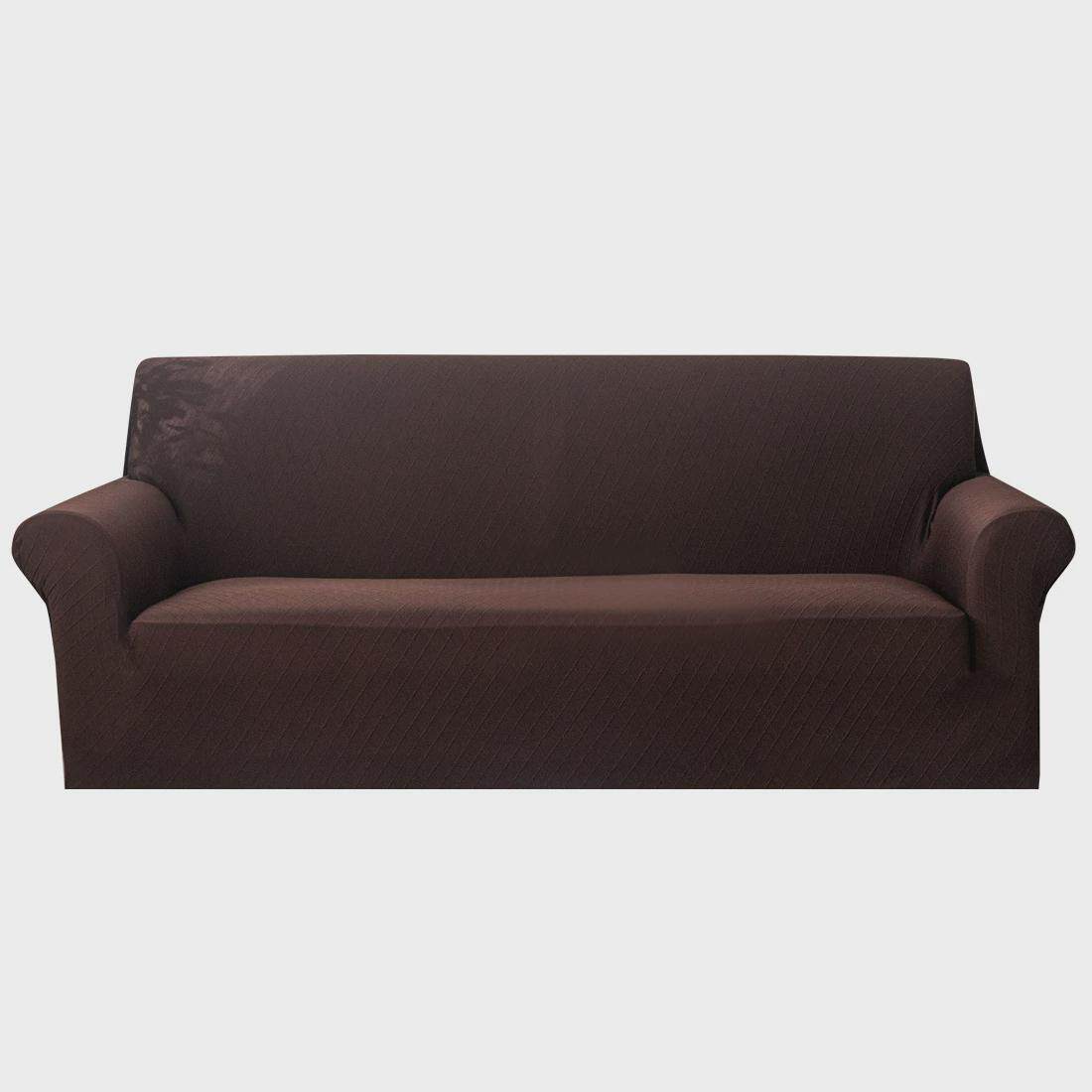 外贸沙发套提花布艺英文全包纯色沙发垫弹力罩四季通用批发