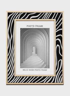 金属实木相框摆台6 7frames六寸a4k8 a3照片相册影楼画框架裱