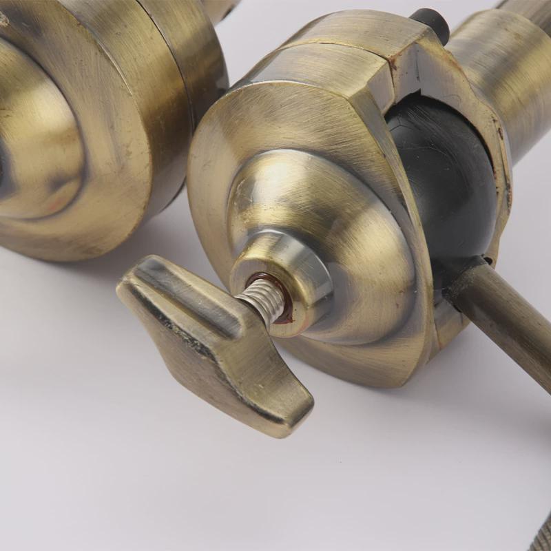 古铜拉丝单球牛头架子鼓托架耳鼓嗵鼓悬挂底鼓支撑架鼓通管鼓配件