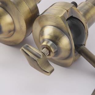 古铜拉丝单球牛头架子鼓托架耳鼓嗵鼓悬挂底鼓支撑架通鼓管鼓配件