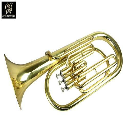 金果乐器佳佳巴号东次中音立降b调黄色巴立东中号出厂价出售