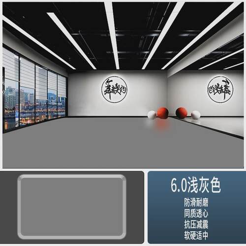 舞蹈房地胶地板舞台教室防滑耐磨防水商用PVC运动地板胶地垫厂家