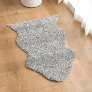 19ek卷花羊毛羔羊毛皮纯羊毛沙发垫飘窗垫毛地毯客厅卧室羊毛