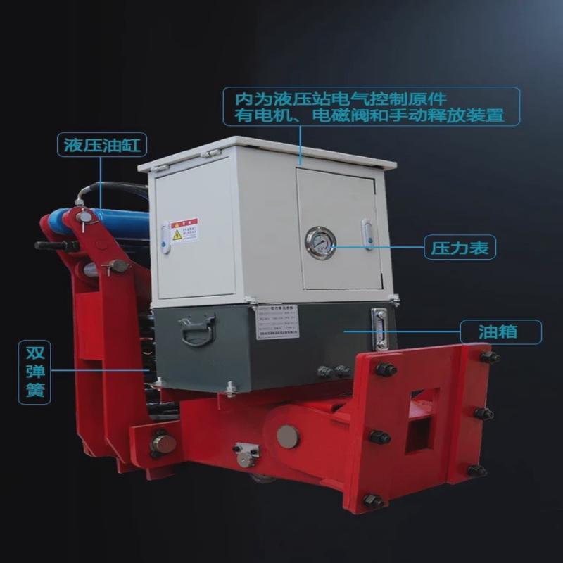 热销起重机龙门吊电动液压夹轨器TZJ行车轨道防风防溜车铁楔自动