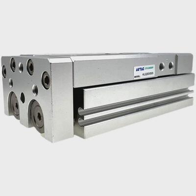 亚德气缸hlq精密滑台客hlq20/25x10/20/30/50/75/100/125/150sb