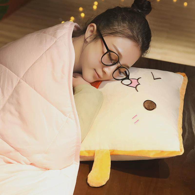 卡通抱枕被子两用沙发靠垫办公室午睡毯子折叠汽车靠枕空调被冬季,居家布艺,抱枕被,淘宝优惠券,粉丝福利购,淘宝优惠卷