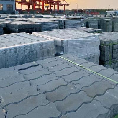 高强度码头波浪块面包砖混凝土连锁砖实心砖透水砖联锁型码头彩砖